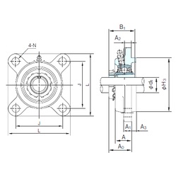 Bearing UKFS328+H2328