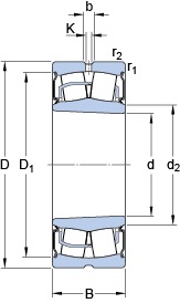 Bearing BS2-2213-2RSK/VT143