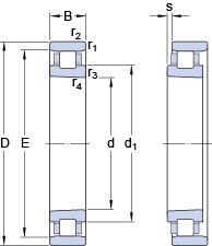 Bearing N 1024 KTN9/SP