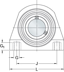 Bearing SYFWK 1.3/8 LTHR