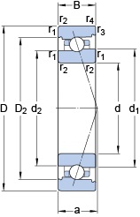 Bearing 7018 CB/P4A