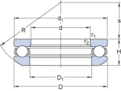 Bearing 53207 + U 207
