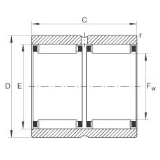 Bearing RNAO20X28X26-ZW-ASR1