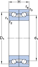 Bearing BTM 80 ATN9/P4CDB