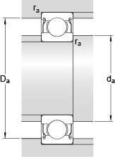 Bearing D/W RW1-4-2ZS