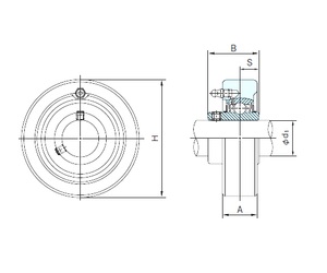 Bearing UCC206