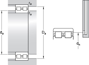 Bearing NN 3014 TN/SP