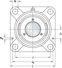 Bearing FY 2.7/16 LF/AH