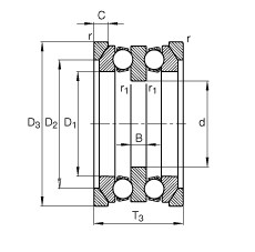 Bearing 54220 + U220