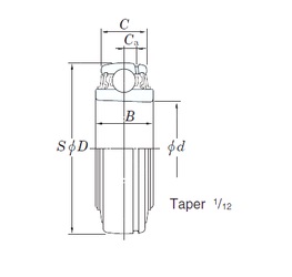 Bearing UK206