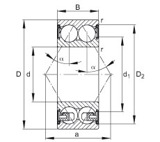 Bearing 3210-BD-2Z-TVH