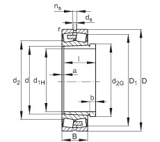 Bearing 23164-E1A-K-MB1 + AH3164G-H