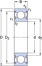 Bearing E2.6203-2RSH