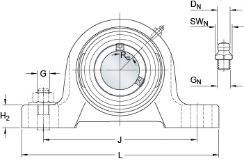 Bearing SYM 1.15/16 TF