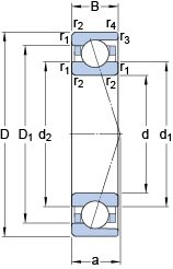 Bearing 7228 CD/P4A