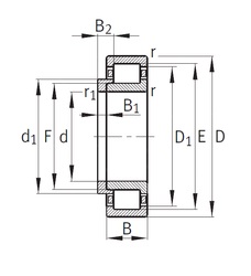 Bearing NJ252-E-M1+HJ252-E