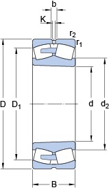 Bearing 23084 CAK/W33