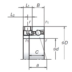 Bearing 80BER10XE