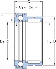Bearing NKX 70 Z