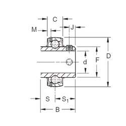 Bearing GY1204KRRB