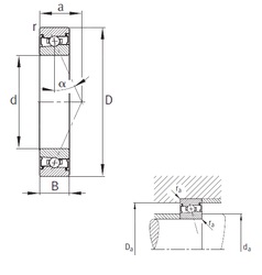 Bearing HSS71916-E-T-P4S