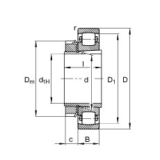Bearing 20232-K-MB-C3 + H3032