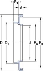 Bearing AXW 17 + AXK 1730