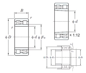 Bearing NNU4968K
