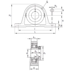 Bearing PASE3/4