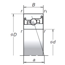 Bearing 40BER20SV1V
