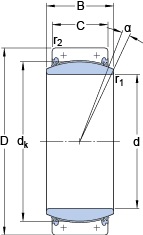Bearing GEC 460 TXA-2RS