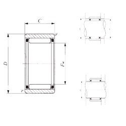 Bearing RNAF 607820