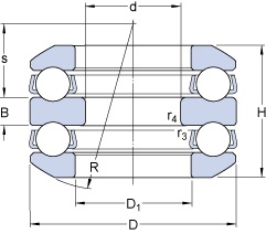 Bearing 54316 + U 316