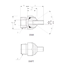 Bearing SNPT 1/4-60