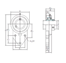 Bearing UCFB206