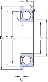 Bearing W 619/6 R-2RS1