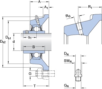 Bearing FYM 2.7/16 TF