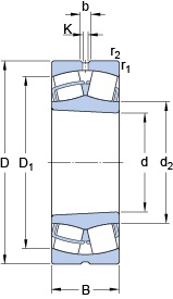 Bearing 24038 CCK30/W33