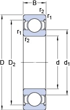 Bearing W 6206-2Z