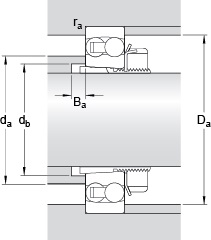 Bearing 1316 K + H 316