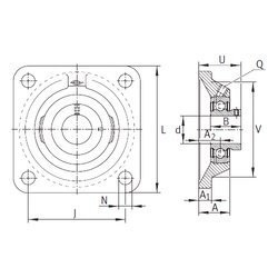 Bearing PCJY45