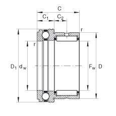 Bearing NKX45