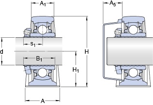 Bearing SY 1.11/16 LDW