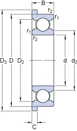 Bearing W 623 R