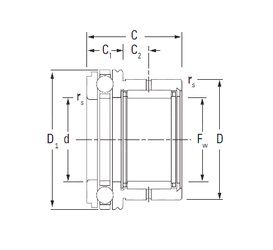 Bearing NAXK70