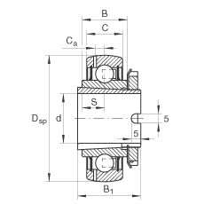 Bearing GSH40-2RSR-B