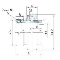 Bearing UG208+ER