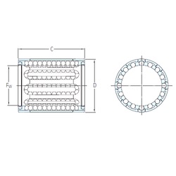 Bearing LBBR 14/HV6