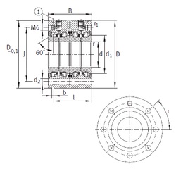 Bearing ZKLF50115-2RS-2AP