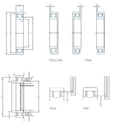Bearing N 1008 KTNHA/SP